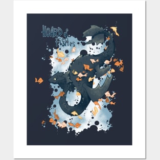 Hoard of fishes Posters and Art